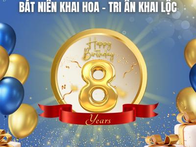PHONG THUỶ PHAN GIA TRÒN 8 TUỔI - BÁT NIÊN KHAI HOA, TRI ÂN KHAI VẬN
