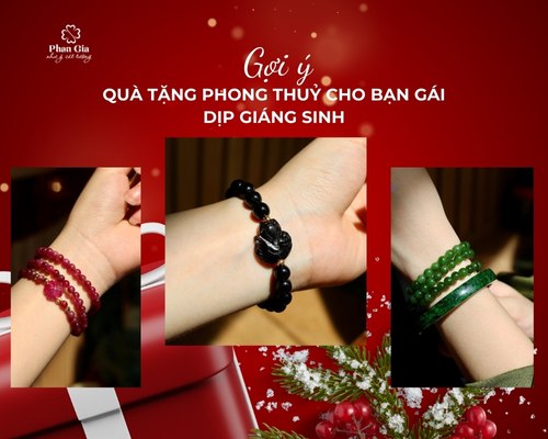 Gợi ý quà tặng phong thuỷ cho bạn gái dịp Giáng sinh