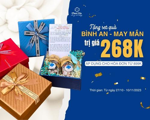 Tặng set quà BÌNH AN - MAY MẮN