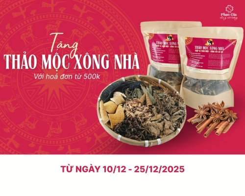 Tặng Thảo Mộc Xông Nhà – Nhẹ Lại Không Gian, Mở Lối Sinh Khí