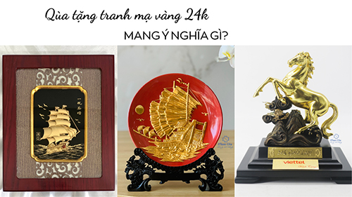 Tranh phong thủy mạ vàng - món qùa cầu tài đắc lộc