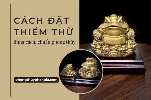 Cách đặt Thiềm Thừ đúng cách chuẩn phong thủy