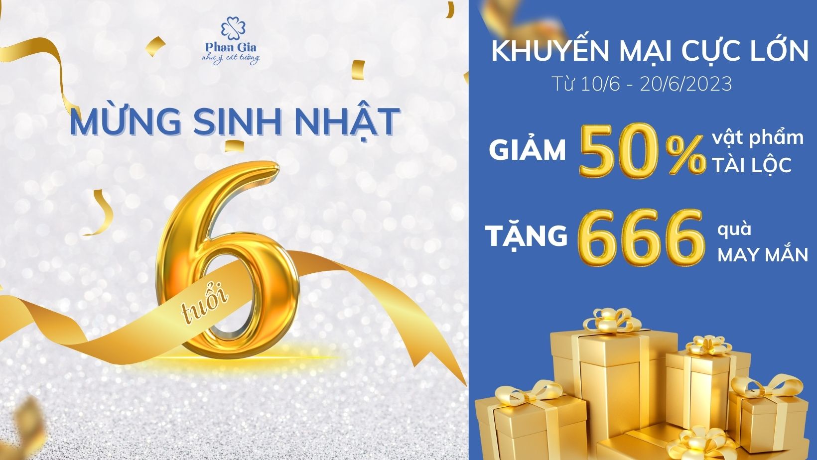 SINH NHẬT VÀNG - RỘN RÀNG TRI ÂN - MỪNG PHAN GIA 6 TUỔI