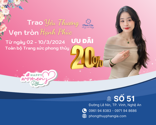 Quà ý nghĩa - vẹn tròn yêu thương 8/3