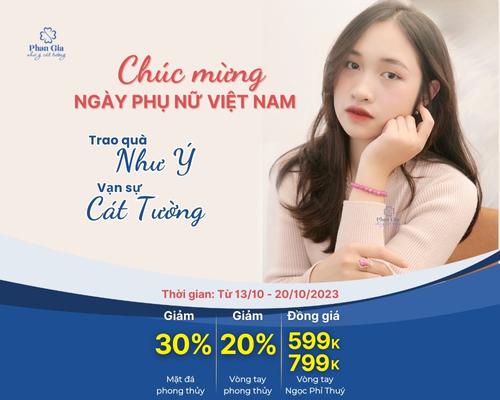 Chào mừng ngày Phụ nữ Việt Nam. Trao quà Như Ý - Vạn sự Cát Tường