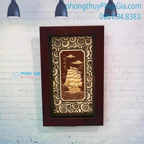  Tranh Vàng Thuận Buồm Xuôi Gió 25x40