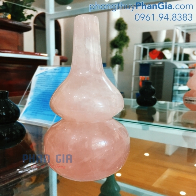  Hồ Lô Đá Thạch Anh Hồng - 0.92 Kg