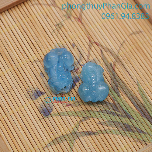  Mặt Tỳ Hưu Aquamarine