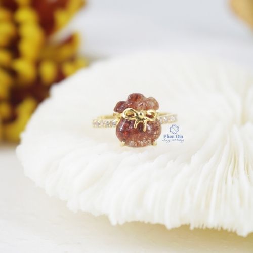  Mặt Túi Tiền Thạch Anh Tóc Đỏ Tại Nghệ An