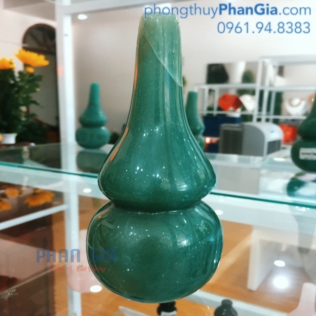  Hồ Lô Đá Thạch Anh Xanh - 0.98 Kg