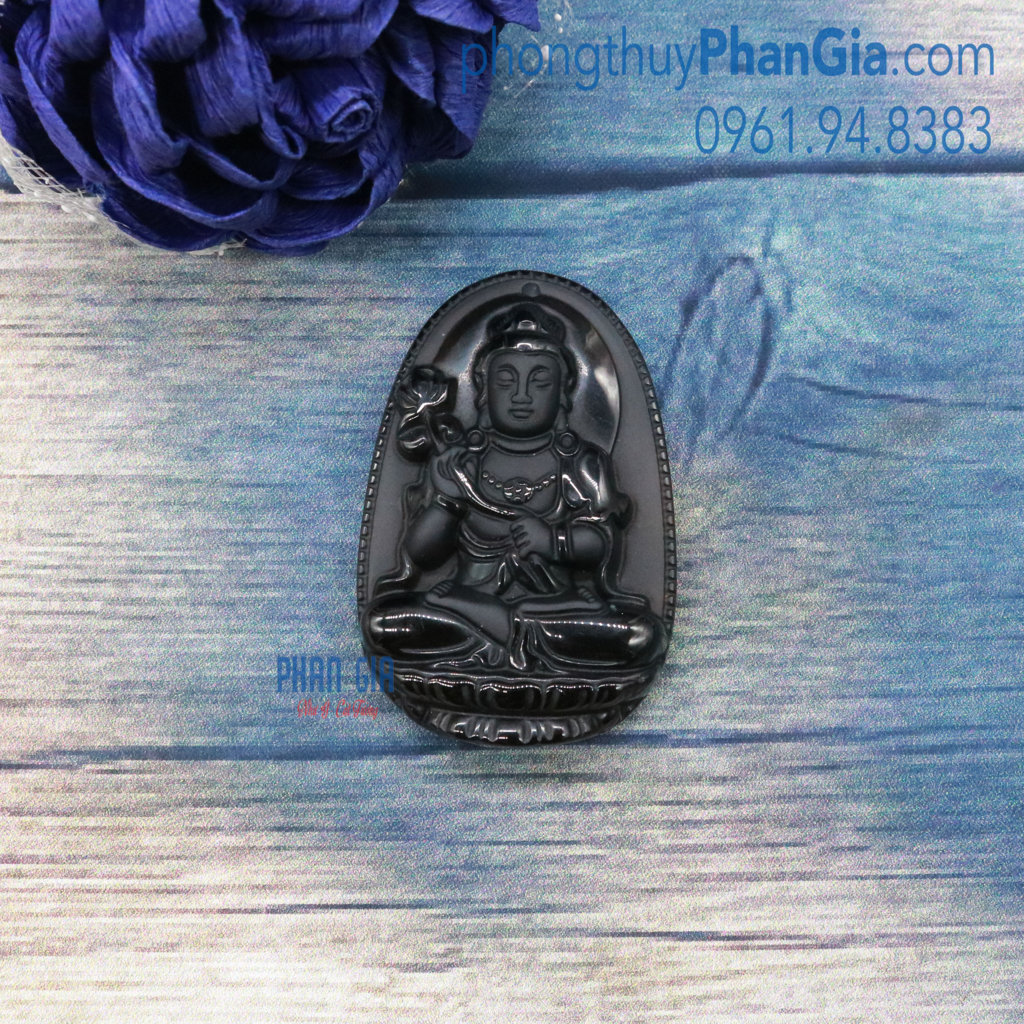  PBM Đại Thế Chí Bồ Tát đá Obsidian To