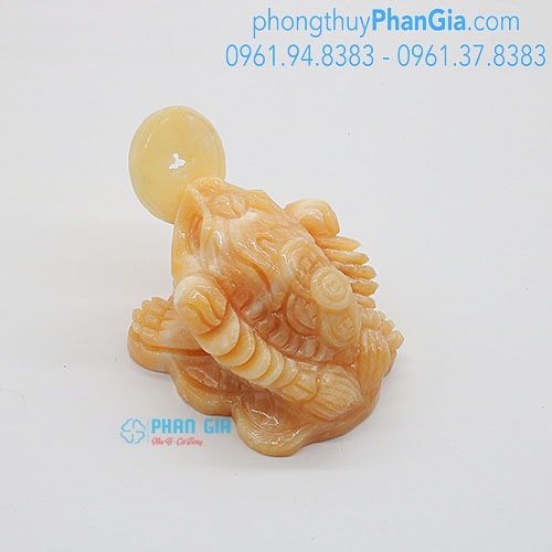  Thiềm Thừ Đá Canxit Vàng 1.3kg