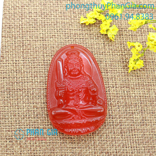  PBM Bất Động Minh Vương Đá Mã Não Đỏ To