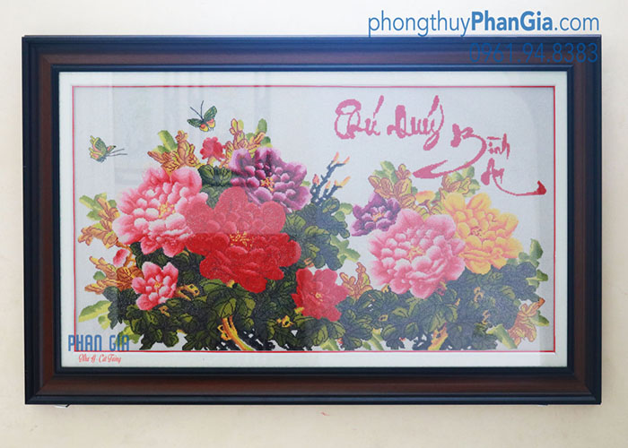 Tranh Thêu Phú Quý Bình An