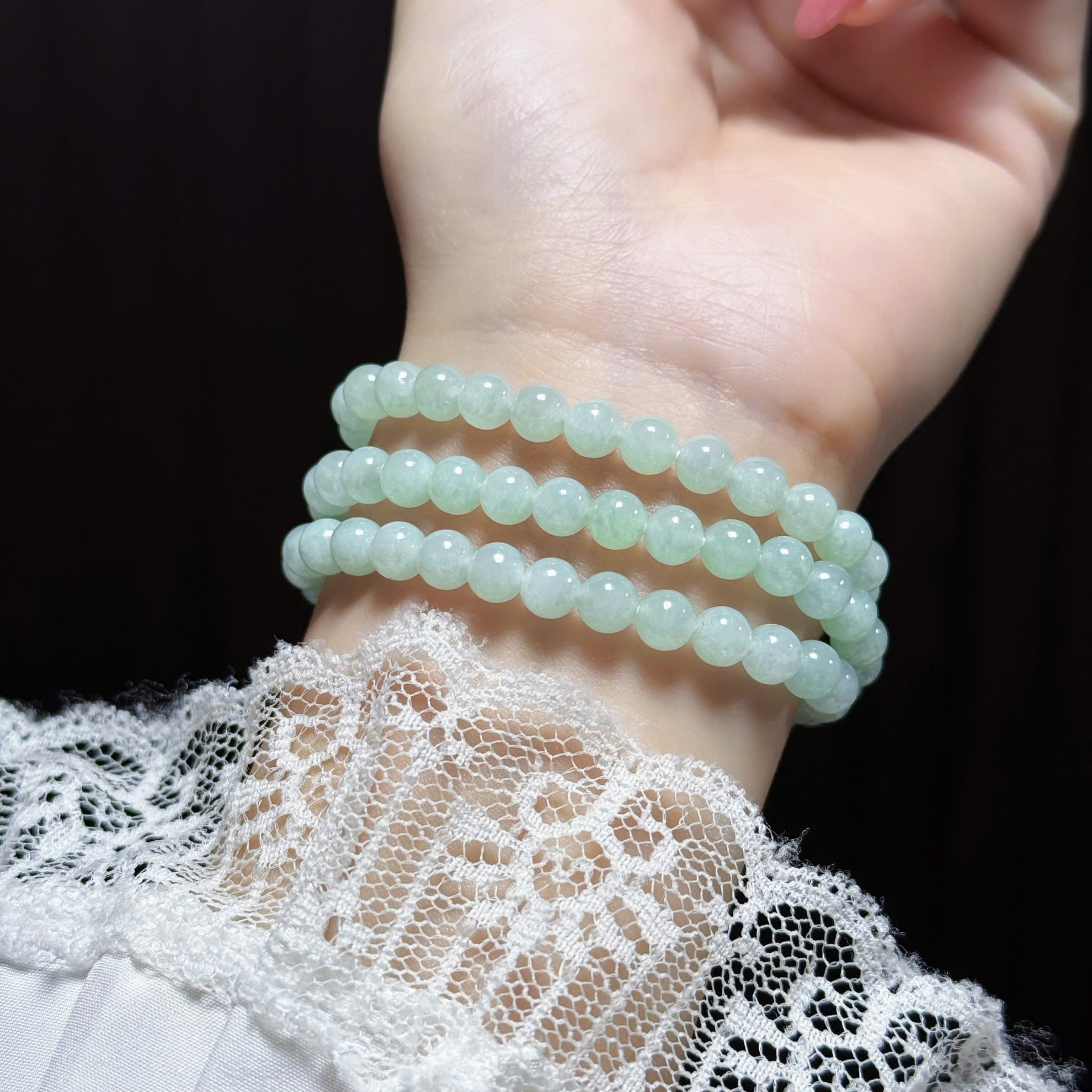  Vòng tay Ngọc Phỉ Thuý màu táo nho tại Nghệ An