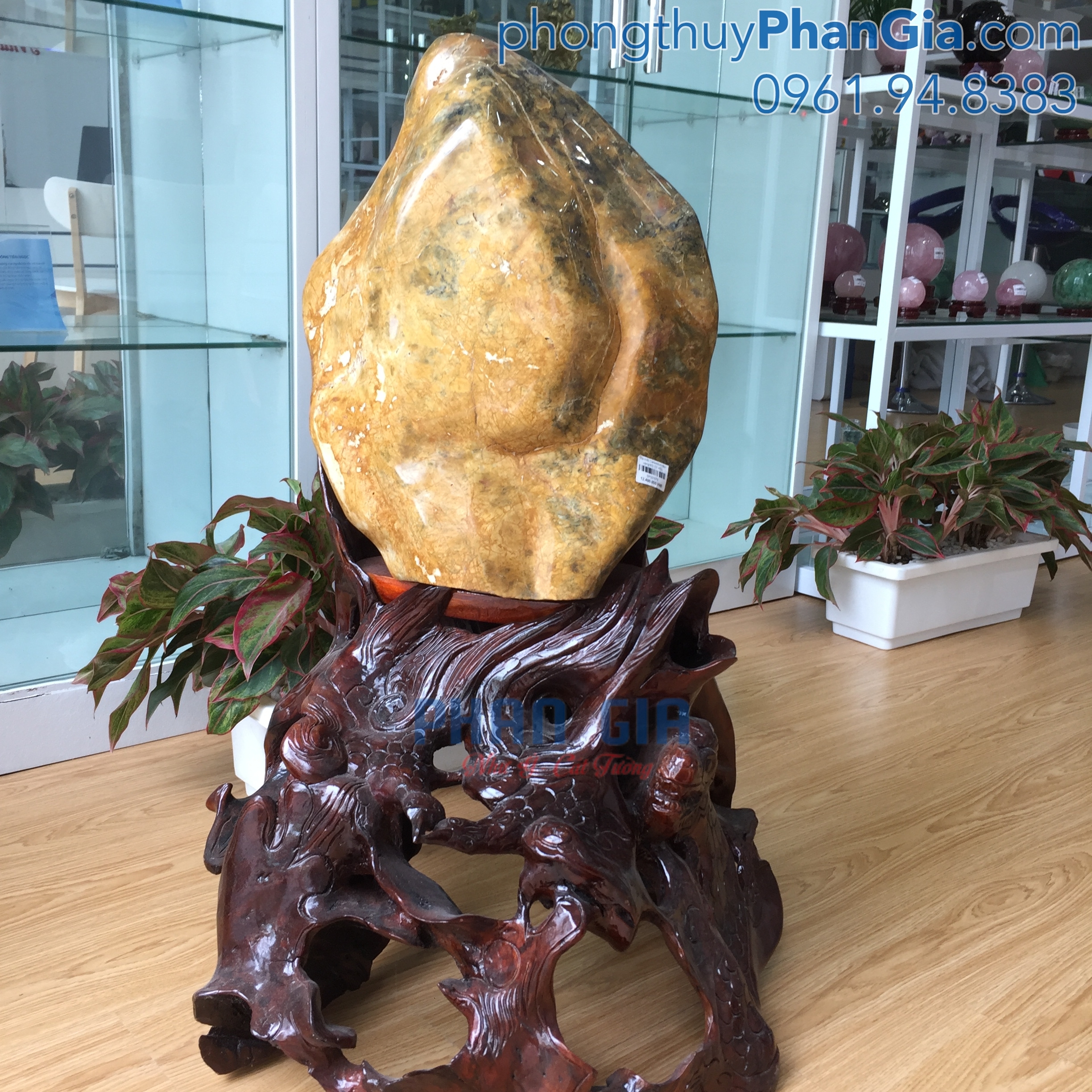  Đá Trấn Trạch Canxedon Vàng