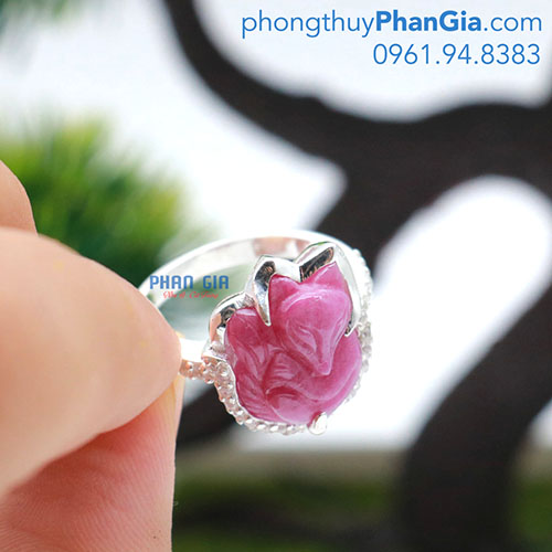  Nhẫn Hồ Ly Ruby