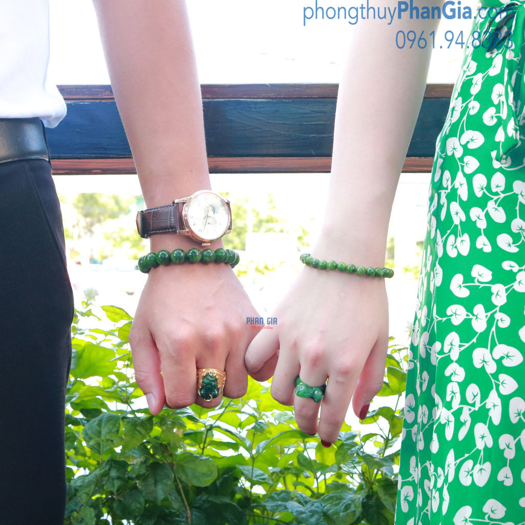  Vòng Tay Đôi Đá Diopside