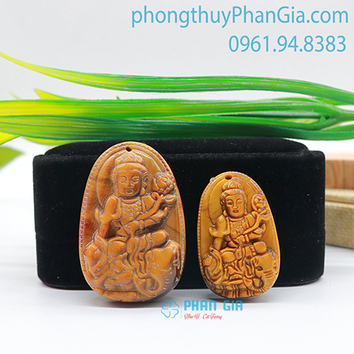  Mặt Phật Phổ Hiền Bồ Tát Mắt Hổ Nâu