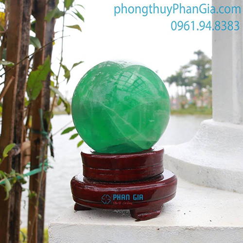  Quả Cầu Đá Thạch Anh Xanh