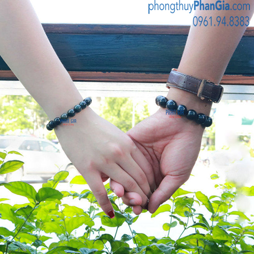  Vòng Tay Đôi Thạch Anh Tóc Đen