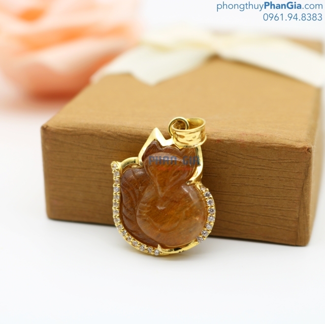  Mặt Hồ Ly Tóc Nâu Bọc Vàng