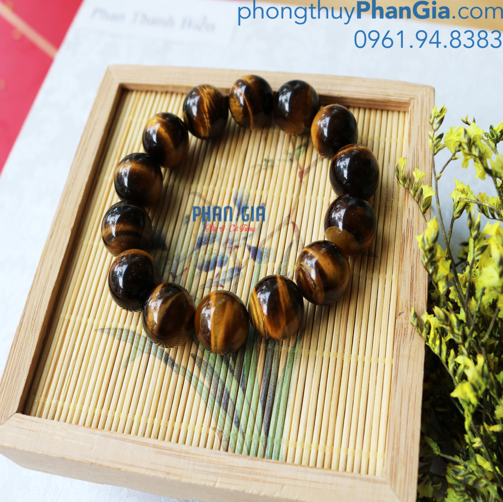  Vòng Thạch Anh Mắt Hổ Nâu