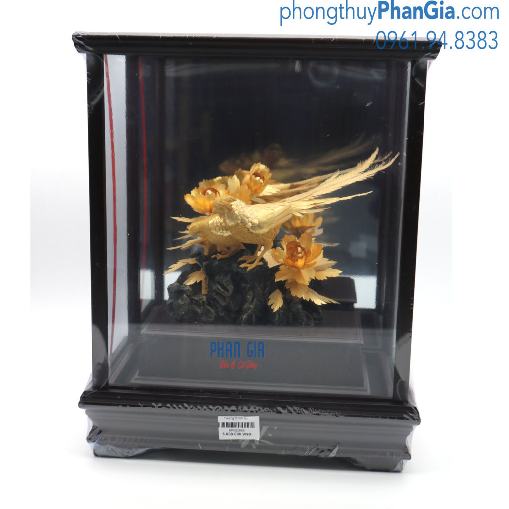  Tượng Chim Én Mạ Vàng 24k