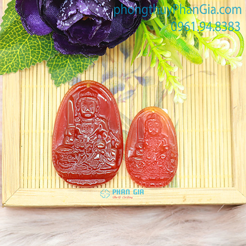  Phật Bản Mệnh Văn Thù Bồ Tát Mã Não Đỏ Dành Cho Tuổi Mão