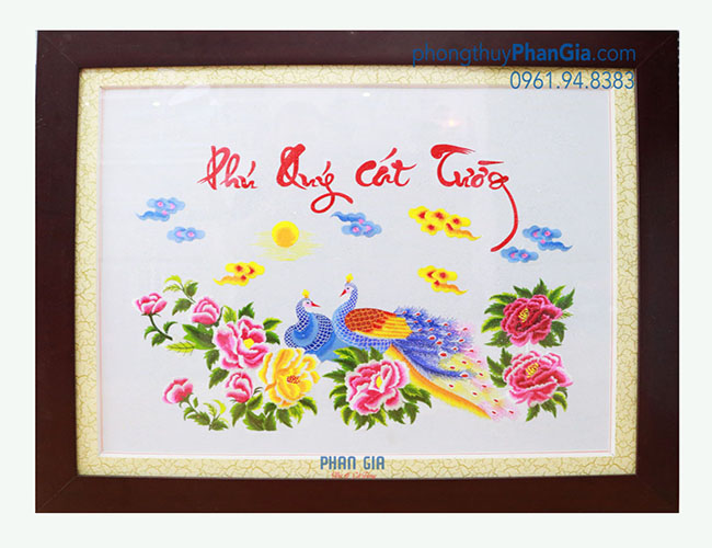  Tranh Thêu Phú Quý Cát Tường
