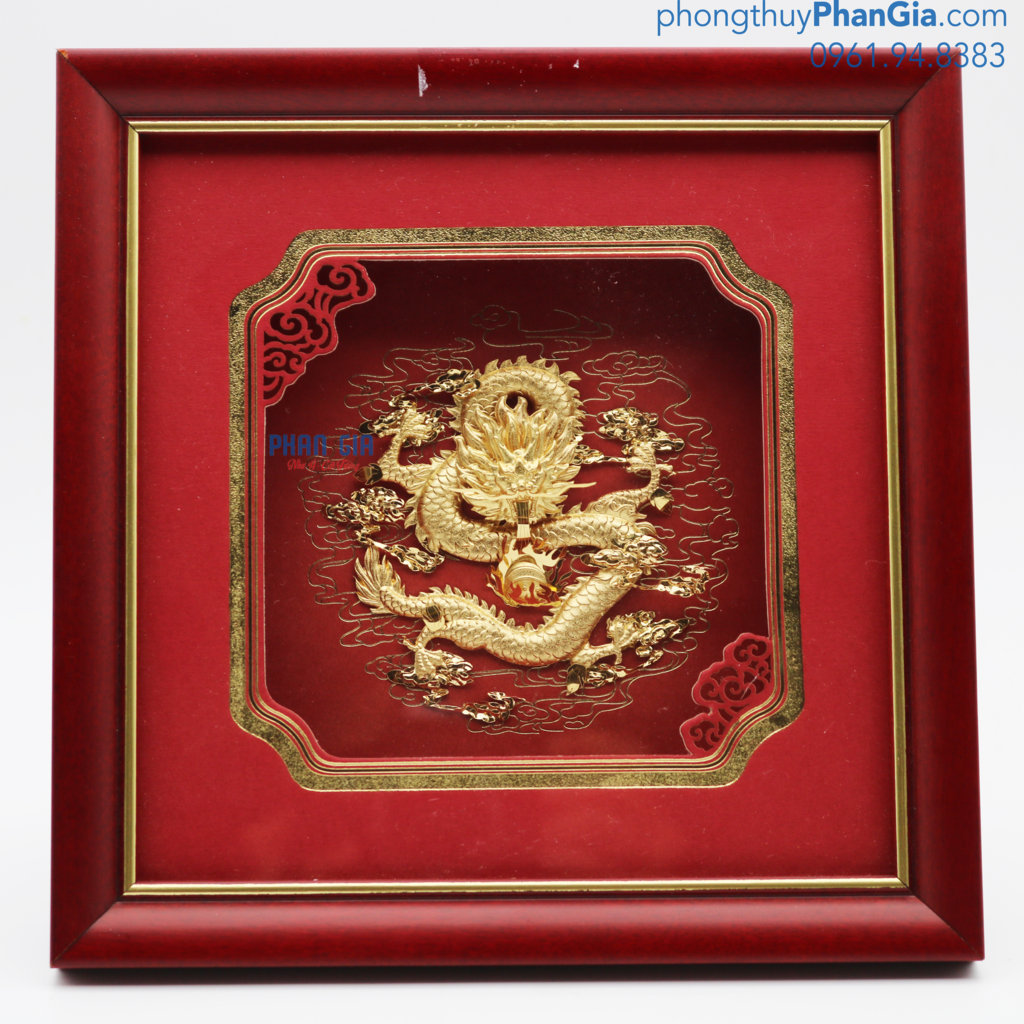  Tranh Rồng Mạ Vàng 24k
