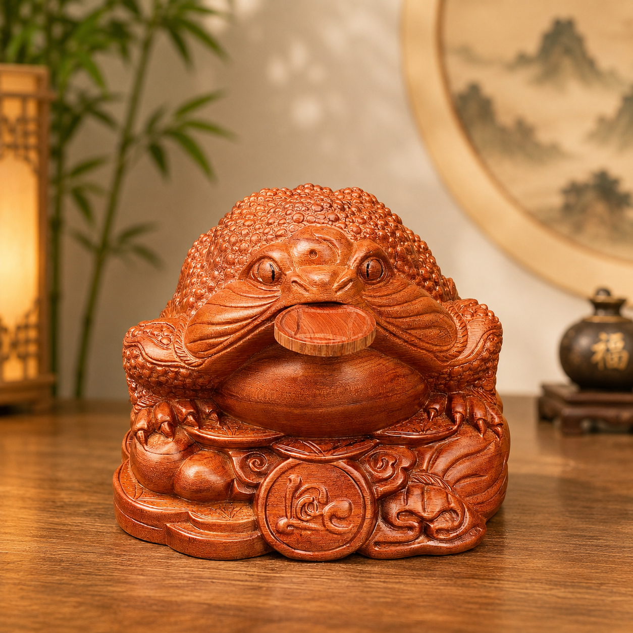  Thiềm Thừ gỗ tại Nghệ An