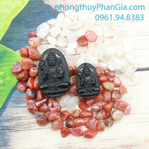  Phật Bản Mệnh Đại Thế Chí Bồ Tát Đá Obsidian Dành Cho Tuổi Ngọ