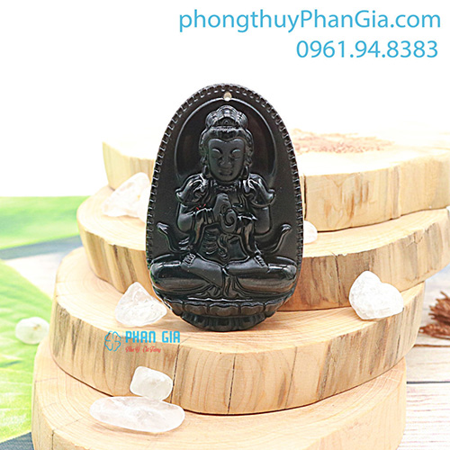  PBM Như Lai Đại Nhật đá Obsidian