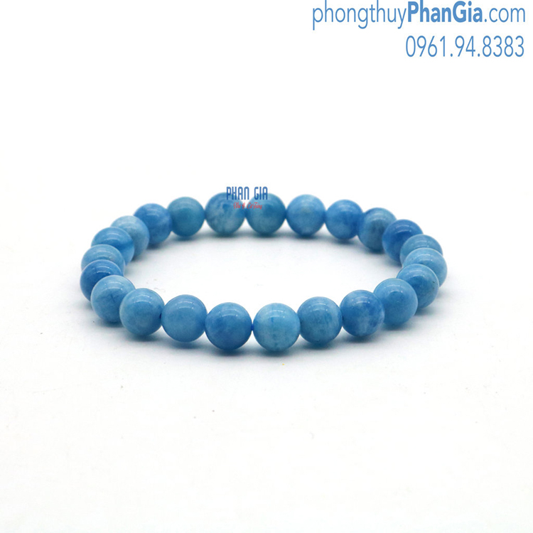  Vòng Tay Đá Aquamarine 8ly