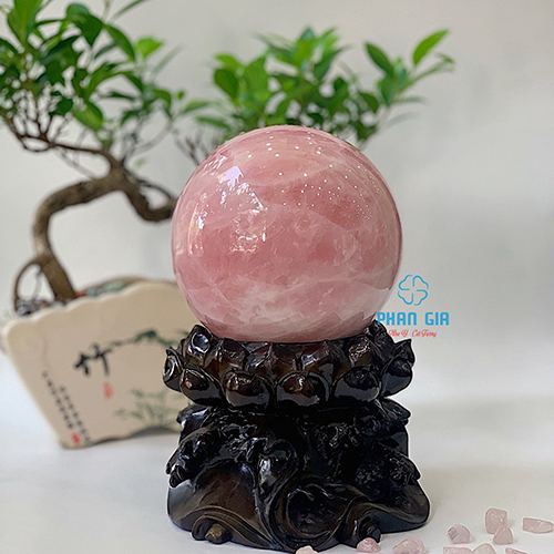  Qủa Cầu Thạch Anh Hồng Tại Nghệ An