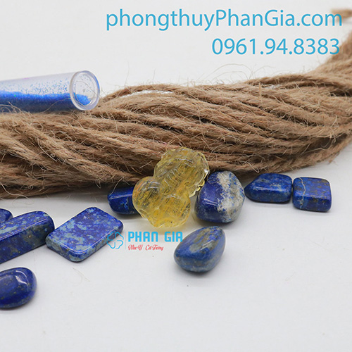  Mặt Tỳ Hưu Thạch Anh Tóc Vàng