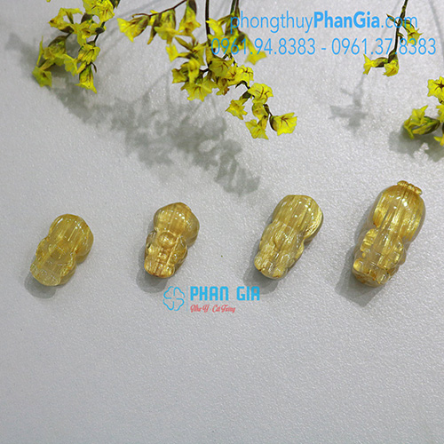  Mặt tỳ Hưu Tóc Vàng Bã Mía Size Nhỏ