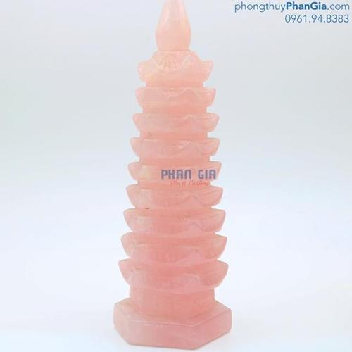  Tháp Văn Xương Đá Thạch Anh Hồng