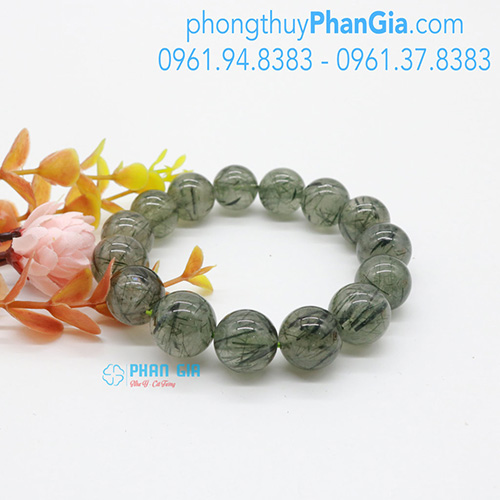  Vòng Tay Thạch Anh Tóc Xanh Vip