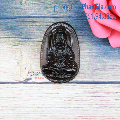  Phật Bản Mệnh Bất Động Minh Vương Đá Obsidian Dành Cho Tuổi Dậu