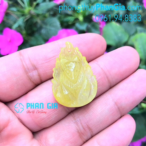  Mặt Hồ Ly Thạch Anh Tóc Vàng Chúa VIP