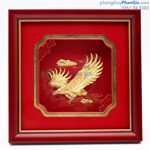  Tranh Vàng Đại Bàng Tung Cánh 20x20