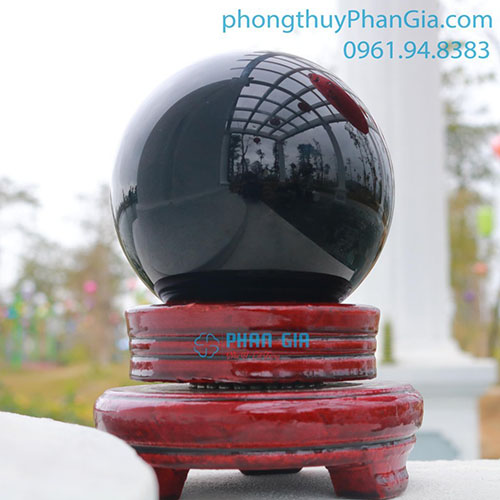  Quả Cầu Đá Obsidian đường kính 11cm
