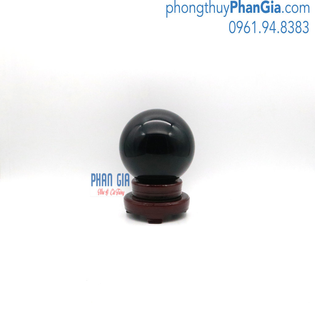  Quả Cầu Đá Obsidian đường kính 9,7cm