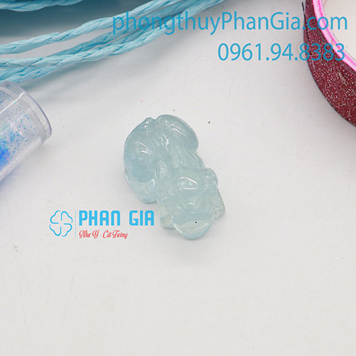  Mặt Tỳ Hưu Aquamarine