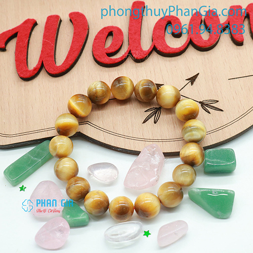  VÒNG TAY ĐÁ MẮT HỔ VÀNG
