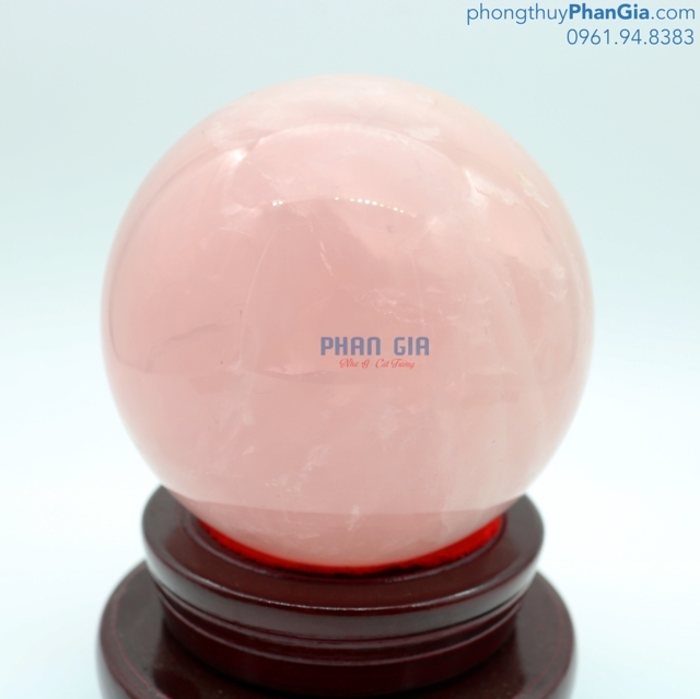  Quả Cầu Đá Thạch Anh Hồng - 2 Kg