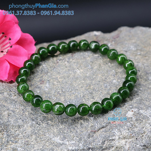  Vòng tay Đá Diopside 6 Ly