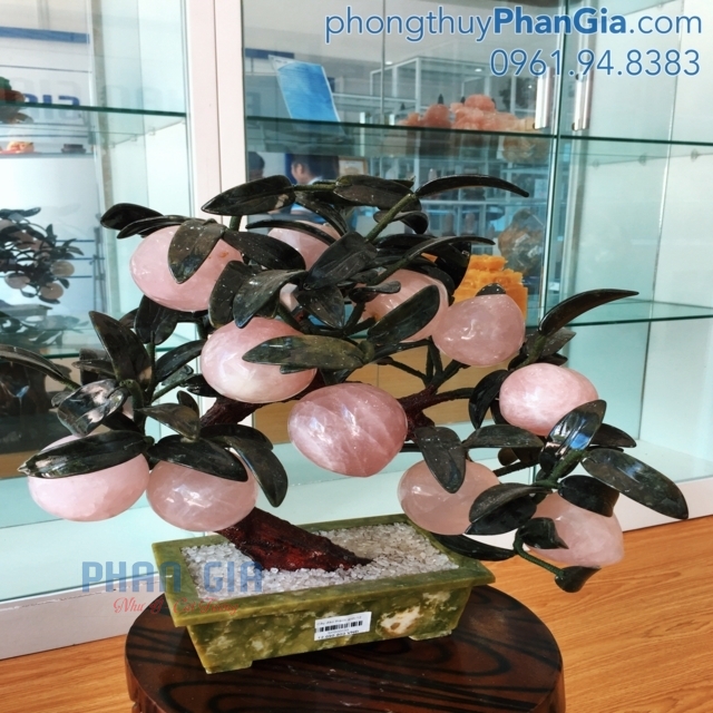  Cây Đào Đá Thạch Anh Hồng